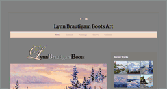 Desktop Screenshot of lynnbootsart.com